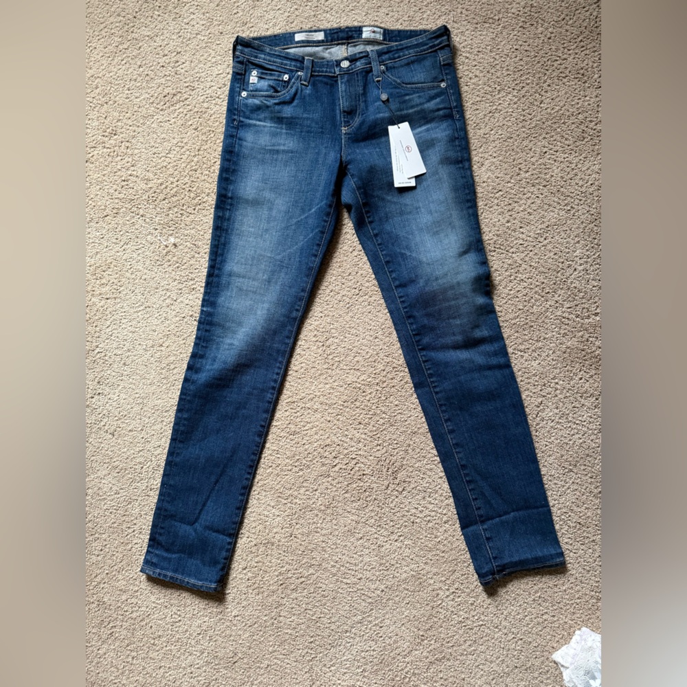 AG Adriano Goldschmied Women's Skinny Jeans - Dark Blue
